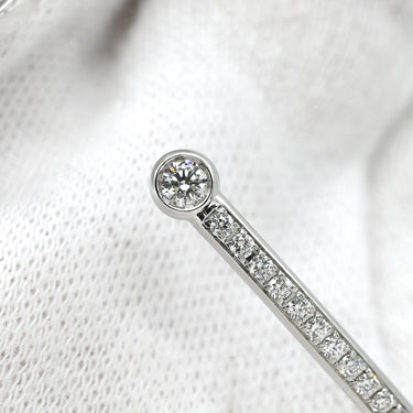 ルイヴィトン LOUIS VUITTON ツイストブロッサム M Q95696 ホワイトゴールド K18WG ダイヤモンド #16 ブレスレット LV モノグラムフラワー ダイヤモンド 18K 750 WG