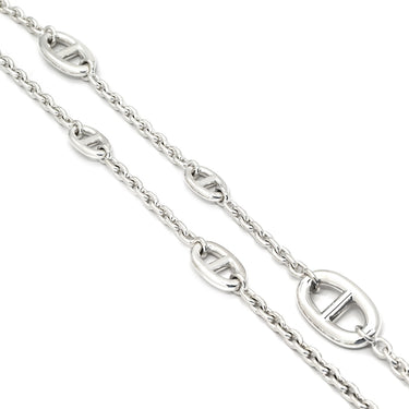 エルメス HERMES シェーヌダンクル ファランドール80 シルバー シルバー925 ネックレス スターリングシルバー