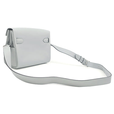 エルメス HERMES メッセンジャー ケリー PM ブルーグラシエ エバーカラー ショルダーバッグ シルバー金具 新品 未使用 ブルーグレー 2024年製