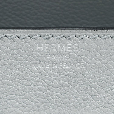 エルメス HERMES メッセンジャー ケリー PM ブルーグラシエ エバーカラー ショルダーバッグ シルバー金具 新品 未使用 ブルーグレー 2024年製
