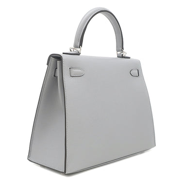 エルメス HERMES ケリー25 外縫い グリパンタン レザー ヴォーマダム 2WAYバッグ シルバー金具 ショルダー 2025年製