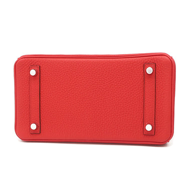 エルメス HERMES バーキン25 ルージュクー トゴ ハンドバッグ シルバー金具 新品 未使用 赤 2025年製