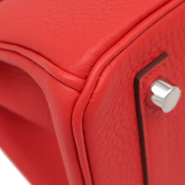 エルメス HERMES バーキン25 ルージュクー トゴ ハンドバッグ シルバー金具 新品 未使用 赤 2025年製