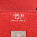 エルメス HERMES バーキン25 ルージュクー トゴ ハンドバッグ シルバー金具 新品 未使用 赤 2025年製