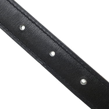 エルメス HERMES ミニ コンスタンスH ブルージーン×ブラック トゴ ボックスカーフ #70 ベルト Hバックル リバーシブル