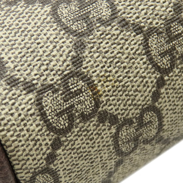 グッチ GUCCI GGスプリーム オフィディア ミニバッグ 517350 ベージュ×ブラウン GGスプリームキャンバス レザー ショルダーバッグ ゴールド金具 茶 シェリー