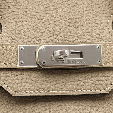 エルメス HERMES バーキン35 トゥルティエールグレー トゴ ハンドバッグ シルバー金具 グレージュ