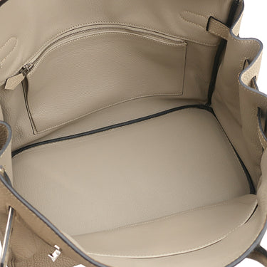 エルメス HERMES バーキン35 トゥルティエールグレー トゴ ハンドバッグ シルバー金具 グレージュ