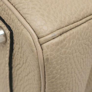 エルメス HERMES バーキン35 トゥルティエールグレー トゴ ハンドバッグ シルバー金具 グレージュ