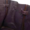 エルメス HERMES バーキン35 レザン トゴ ハンドバッグ シルバー金具 紫