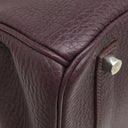 エルメス HERMES バーキン35 レザン トゴ ハンドバッグ シルバー金具 紫