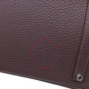 エルメス HERMES バーキン35 レザン トゴ ハンドバッグ シルバー金具 紫