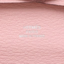 エルメス HERMES バスティア ローズサクラ シェーブル コインケース シルバー金具 小銭入れ