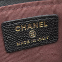 シャネル CHANEL マトラッセ クラシック ジップ キルティング AP2570 ブラック カーフ キャビアスキン コインケース ゴールド金具