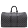 ルイヴィトン LOUIS VUITTON キーポル バンドリエール45 N41418 ダミエグラフィット ダミエグラフィットキャンバス 2WAYバッグ シルバー金具 黒 ボストン
