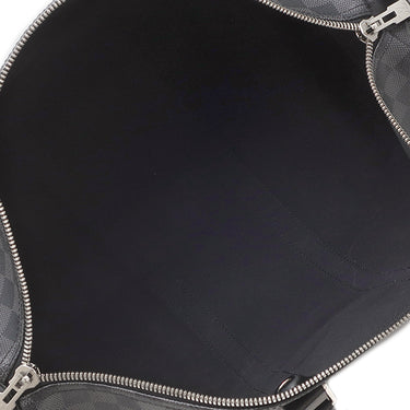 ルイヴィトン LOUIS VUITTON キーポル バンドリエール45 N41418 ダミエグラフィット ダミエグラフィットキャンバス 2WAYバッグ シルバー金具 黒 ボストン