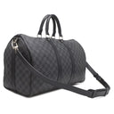 ルイヴィトン LOUIS VUITTON キーポル バンドリエール45 N41418 ダミエグラフィット ダミエグラフィットキャンバス 2WAYバッグ シルバー金具 黒 ボストン