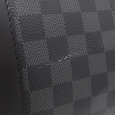 ルイヴィトン LOUIS VUITTON キーポル バンドリエール45 N41418 ダミエグラフィット ダミエグラフィットキャンバス 2WAYバッグ シルバー金具 黒 ボストン
