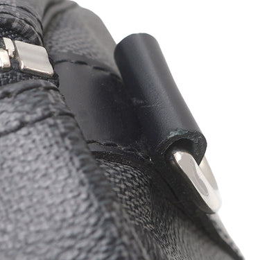 ルイヴィトン LOUIS VUITTON キーポル バンドリエール45 N41418 ダミエグラフィット ダミエグラフィットキャンバス 2WAYバッグ シルバー金具 黒 ボストン