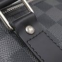 ルイヴィトン LOUIS VUITTON キーポル バンドリエール45 N41418 ダミエグラフィット ダミエグラフィットキャンバス 2WAYバッグ シルバー金具 黒 ボストン