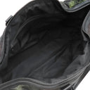 ルイヴィトン LOUIS VUITTON キーポル バンドリエール50 M41416 カーキ×ブラック ナイロン レザー モノグラムカモフラージ ボストンバッグ マットブラック金具 イニシャル刻印入り