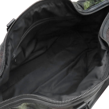 ルイヴィトン LOUIS VUITTON キーポル バンドリエール50 M41416 カーキ×ブラック ナイロン レザー モノグラムカモフラージ ボストンバッグ マットブラック金具 イニシャル刻印入り