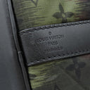 ルイヴィトン LOUIS VUITTON キーポル バンドリエール50 M41416 カーキ×ブラック ナイロン レザー モノグラムカモフラージ ボストンバッグ マットブラック金具 イニシャル刻印入り