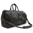 ルイヴィトン LOUIS VUITTON キーポル バンドリエール50 M41416 カーキ×ブラック ナイロン レザー モノグラムカモフラージ ボストンバッグ マットブラック金具 イニシャル刻印入り