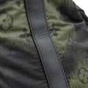 ルイヴィトン LOUIS VUITTON キーポル バンドリエール50 M41416 カーキ×ブラック ナイロン レザー モノグラムカモフラージ ボストンバッグ マットブラック金具 イニシャル刻印入り