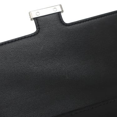 エルメス HERMES コンスタンス トゥーゴー ブラック ボックスカーフ 長財布 シルバー金具 黒 ショルダー
