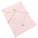 エルメス HERMES カルヴィ ローズサクラ シェーブル カードケース シルバー金具 二つ折り 2024年製