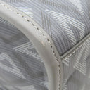 クリスチャン・ディオール Christian Dior CD ダイヤモンド サファリ トート 1ESSH224CDP グレー PVC レザー トートバッグ シルバー金具 幾何学柄 大容量