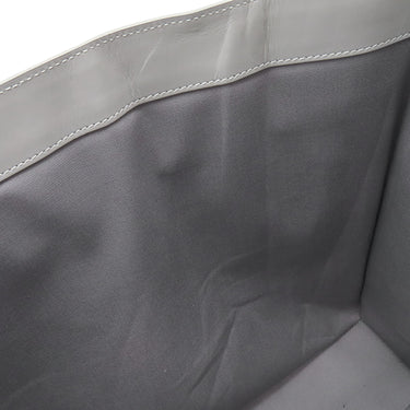 クリスチャン・ディオール Christian Dior CD ダイヤモンド サファリ トート 1ESSH224CDP グレー PVC レザー トートバッグ シルバー金具 幾何学柄 大容量