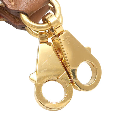 エルメス HERMES バンドリエール サングル マキシカドリーユ チャイ×ナタ×ブループリュム×ゴールド ヴォースイフト トワルコットン ショルダーストラップ ゴールド金具
