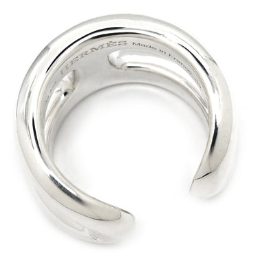 エルメス HERMES オスモズ PM シルバー シルバー925 #49(JP9) リング 指輪 Hモチーフ AG925 SV925 9号