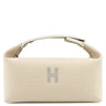 エルメス HERMES ブリッド ア ブラック PM ナチュラル コットンキャンバス ポーチ シルバー金具 バニティ Hロゴ