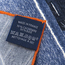 エルメス HERMES カレ100 CARRE ネイビー×マルチカラー カシミヤ シルク ストール 【THE GAME】