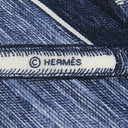 エルメス HERMES カレ100 CARRE ネイビー×マルチカラー カシミヤ シルク ストール 【THE GAME】