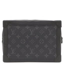 ルイヴィトン LOUIS VUITTON ソフトトランク M44730 モノグラムエクリプス レザー モノグラムエクリプスキャンバス ショルダーバッグ マットブラック金具 黒