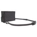 ルイヴィトン LOUIS VUITTON ソフトトランク M44730 モノグラムエクリプス レザー モノグラムエクリプスキャンバス ショルダーバッグ マットブラック金具 黒