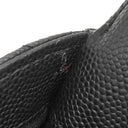 シャネル CHANEL フラップ フォンケース AP2096 ブラック レザー キャビアスキン ショルダーバッグ ゴールド金具 チェーンウォレット