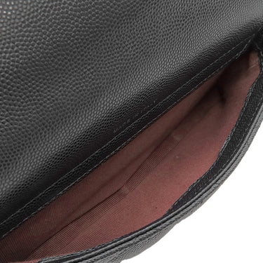 シャネル CHANEL フラップ フォンケース AP2096 ブラック レザー キャビアスキン ショルダーバッグ ゴールド金具 チェーンウォレット