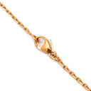 エルメス HERMES ポップアッシュ ミニ ペンダント マロングラッセ×ローズゴールド GP ラッカー ネックレス ピンクゴールド金具 新品 未使用 PG RG