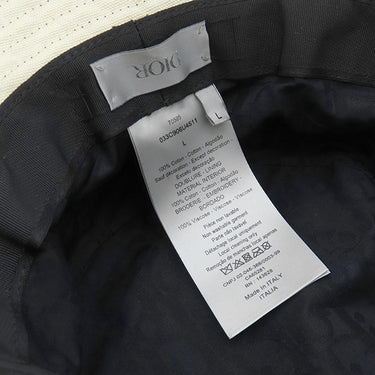 クリスチャン・ディオール Christian Dior トラヴィス スコット カクタスジャックコラボ 033C906U4511 ブラック コットン 14039 ハット バケットハット