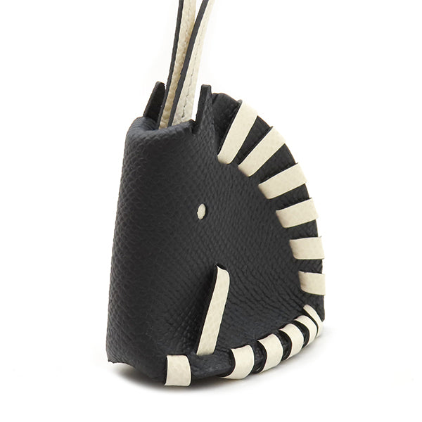 エルメス HERMES シュバル トレッセ ブラック×ナタ ヴォーエプソン