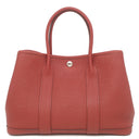 エルメス HERMES ガーデンパーティーTPM ルージュグレナ ネゴンダ トートバッグ シルバー金具 赤