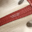 エルメス HERMES ガーデンパーティーTPM ルージュグレナ ネゴンダ トートバッグ シルバー金具 赤