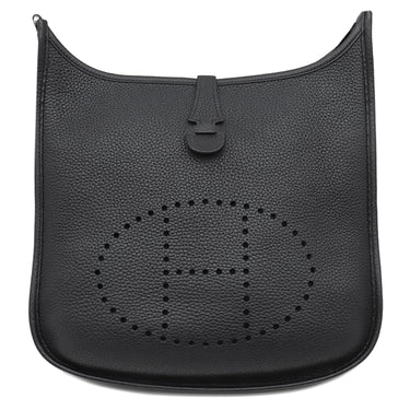 エルメス HERMES エヴリン3 PM ブラック トリヨンクレマンス ショルダーバッグ シルバー金具 黒