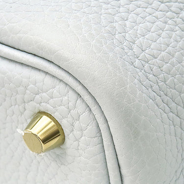 エルメス HERMES ピコタンロックPM ブルーペール トリヨンクレマンス ハンドバッグ ゴールド金具 水色