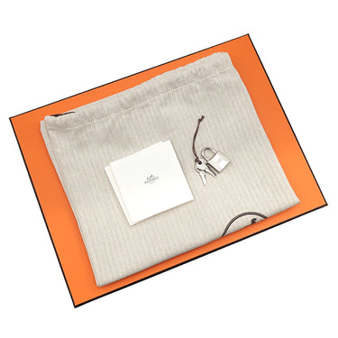 エルメス HERMES ピコタンロックPM クーベルチュール ブラック×エクリュ×フォーブ×ブルーザンジバール トワルアッシュ スイフト ハンドバッグ シルバー金具 新品 未使用 2025年製